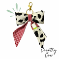 Bow Keychain with Chapstick Pocket